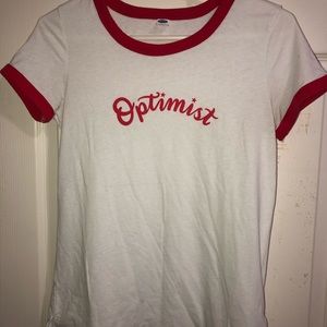 white and red t-shirts *2 shirts*